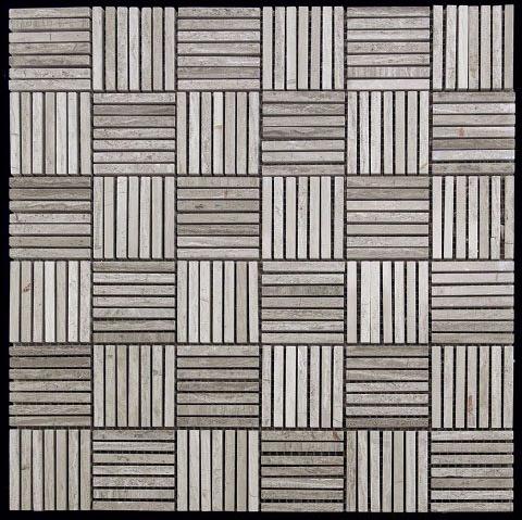 Мозаика Natural S-Line KB-P55 (XY-M031G-55P) произв. чип 30,5х30,5