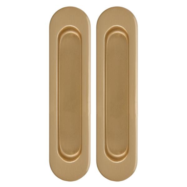 Ручки купе для раздвижных дверей ARCHIE SILLUR A-K05-V0 P.Gold/S.Gold золото
