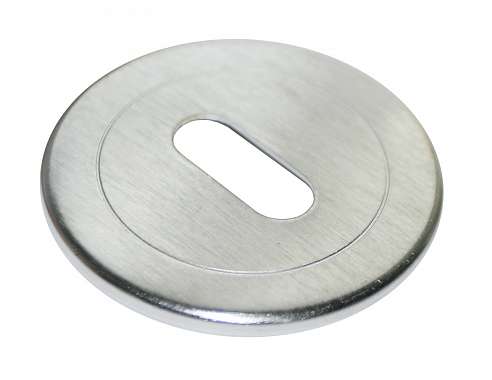 Накладка дверная с круглым основанием под английский ключ Morelli Luxury LUX-FK CSA