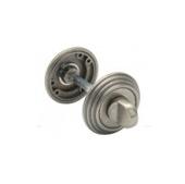 Завертка дверная сантехническая Adden Bau WC V003 Aged Silver состаренное серебро