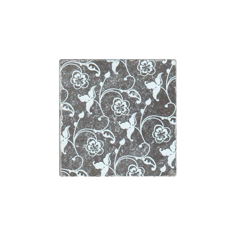 Керамогранит Stone4Home Турецкий Мрамор Black Marble Motif №2 декор 10х10