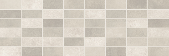Плитка керамическая Lasselsberger Fiori Grigio Мозаика светло-серая 1064-0047 / 1064-0102 декор 20х6