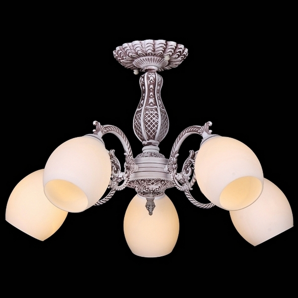 Потолочная люстра Natali Kovaltseva Lucca LUCCA 11396/5C COFFEE IVORY