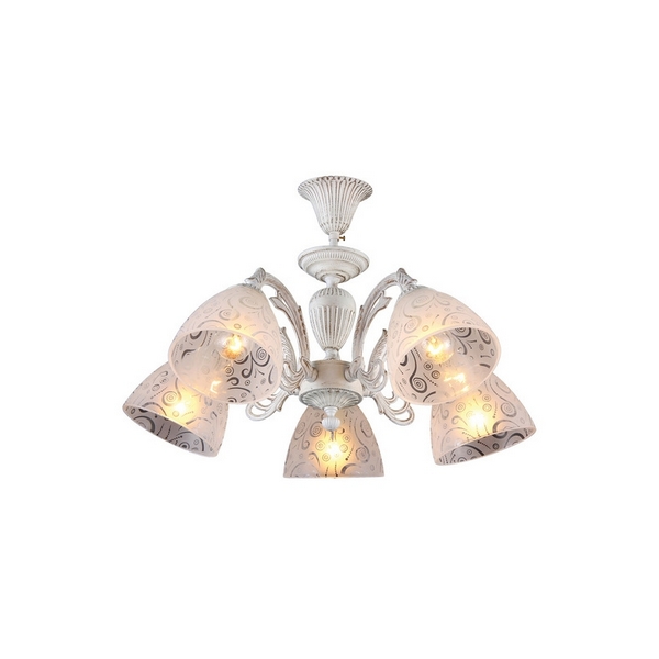 Потолочная люстра Natali Kovaltseva Martinez II MARTINEZ II 75030-5C WHITE