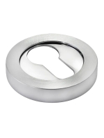 Накладка на евроцилиндр Morelli Luxury LUX-KH-R2 CSA/CRO, цвет - матовый хром/хром