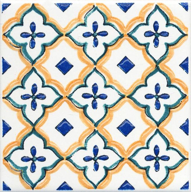 Плитка керамическая Kerama Marazzi Капри майолика STG\A491\1146 вставка 9,9х9,9