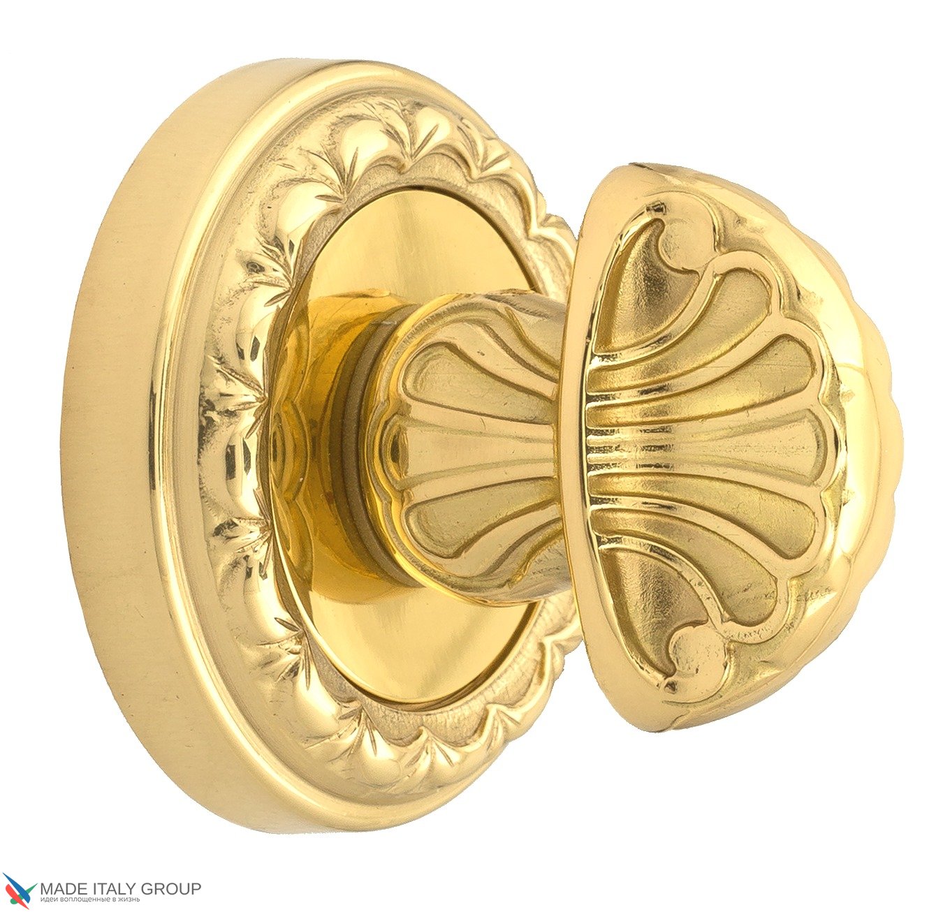 Фиксатор поворотный Venezia WC-4 D2 полированная латунь