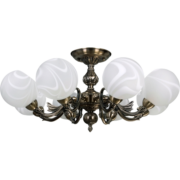 Потолочная люстра N-Light 318 318-08-53 бронза
