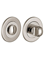 Завертка сантехническая Morelli Luxury LUX-WC NIS/NIK на круглой розетке цвет матовый никель/никель