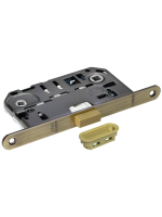 Замок межкомнатный Morelli Luxury IM WC MAB магнитный, сантехнический с ответной планкой, цвет античная бронза