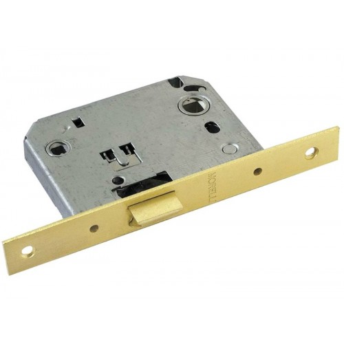 Замок дверной межкомнатный сантехнический Morelli 2070 PG золото с металлическим язычком