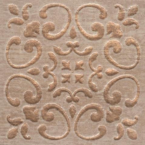 Керамогранит Kerama Marazzi Браш Вуд STG/A481/SG1550 беж вставка 9,9х9,9