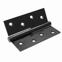 Комплект 4 шт. - Петля Fuaro (Фуаро) съемная IN4430SL-BL BN левая (413/BL-4 100x75x2,5) черный глянец БЛИСТЕР