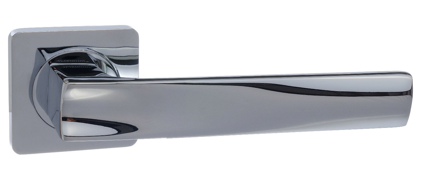 Ручка дверная RENZ INDH 74-02 CP "Остия", хром блест.