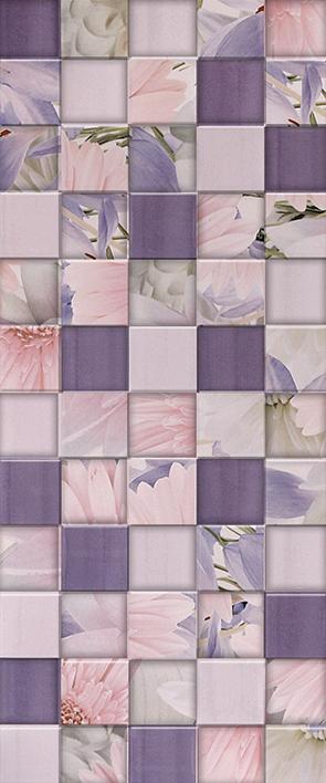 Плитка керамическая Gracia Ceramica Aquarelle lilac 03 настенная 25х60