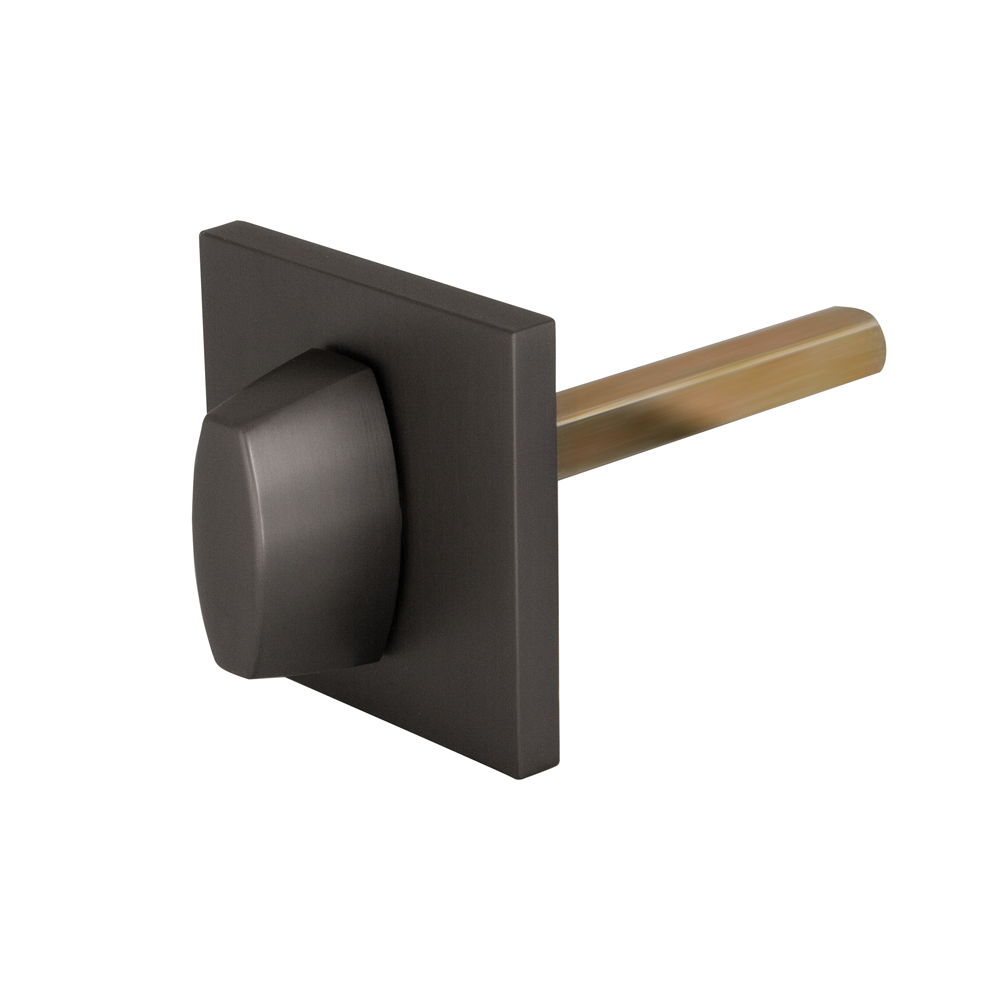 Ручка поворотная Armadillo BKW8/USS BPVD-77 Вороненый никель