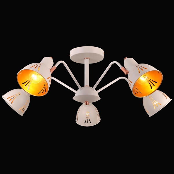 Люстра потолочная Natali Kovaltseva FAVORIT 75097/5C WHITE