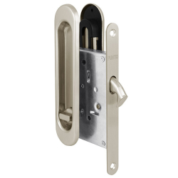 Защелка с ручками для раздвижных дверей Punto Soft LINE SL-011 SN