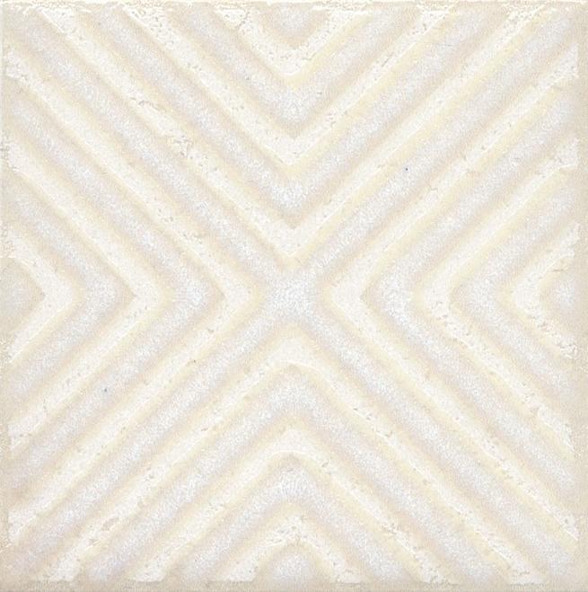 Плитка керамическая Kerama Marazzi Амальфи орнамент белый STG\B403\1266 вставка 9,9х9,9