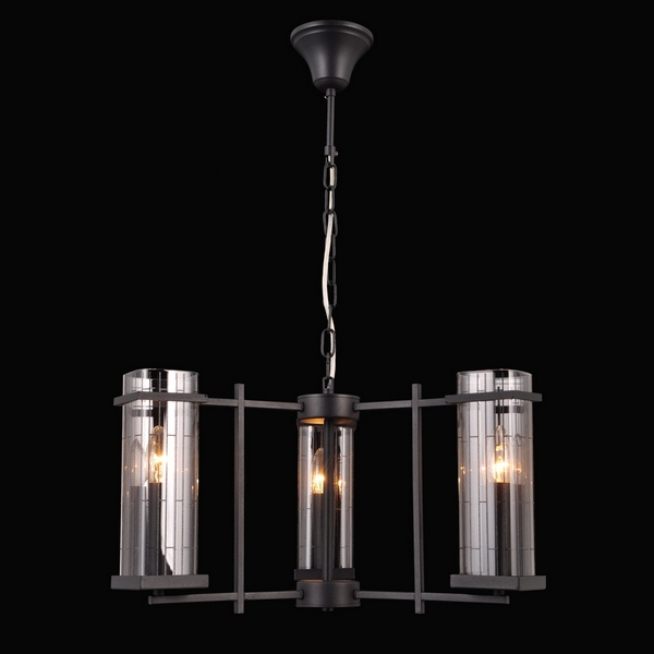 Люстра подвесная Natali Kovaltseva BRAWN 75121/3C GRAY