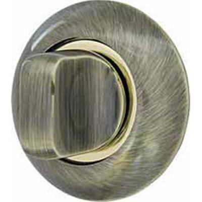 Завертка дверная сантехническая Armadillo WC-BOLT BK6-1AB/GP-7 бронза/золото