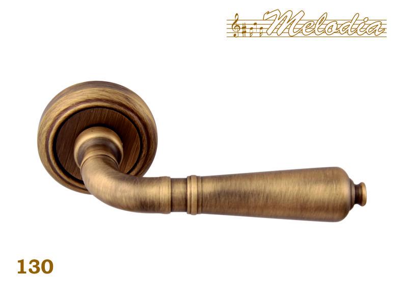 Ручка дверная межкомнатная Melodia 50V Antik 130V Матовая бронза