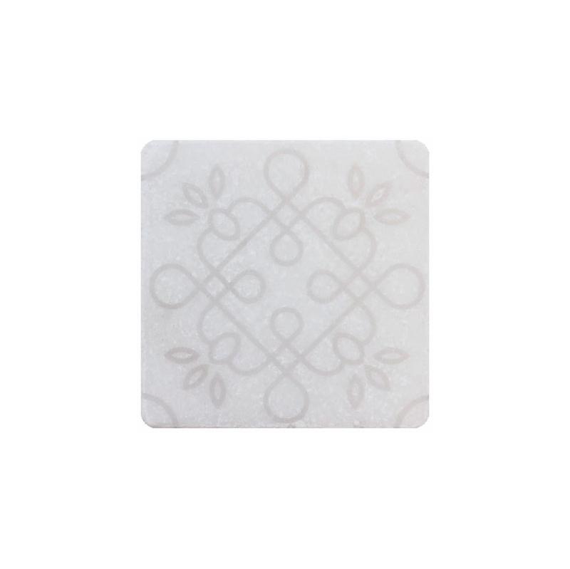 Керамогранит Stone4Home Турецкий Мрамор White Marble Motif №1 декор 10х10