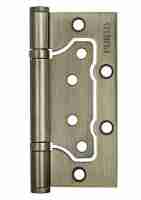 Комплект 2 шт. - Петля дверная накладная без врезки (бабочка) Punto 200-2B 100x2,5 WAB мат. бронза