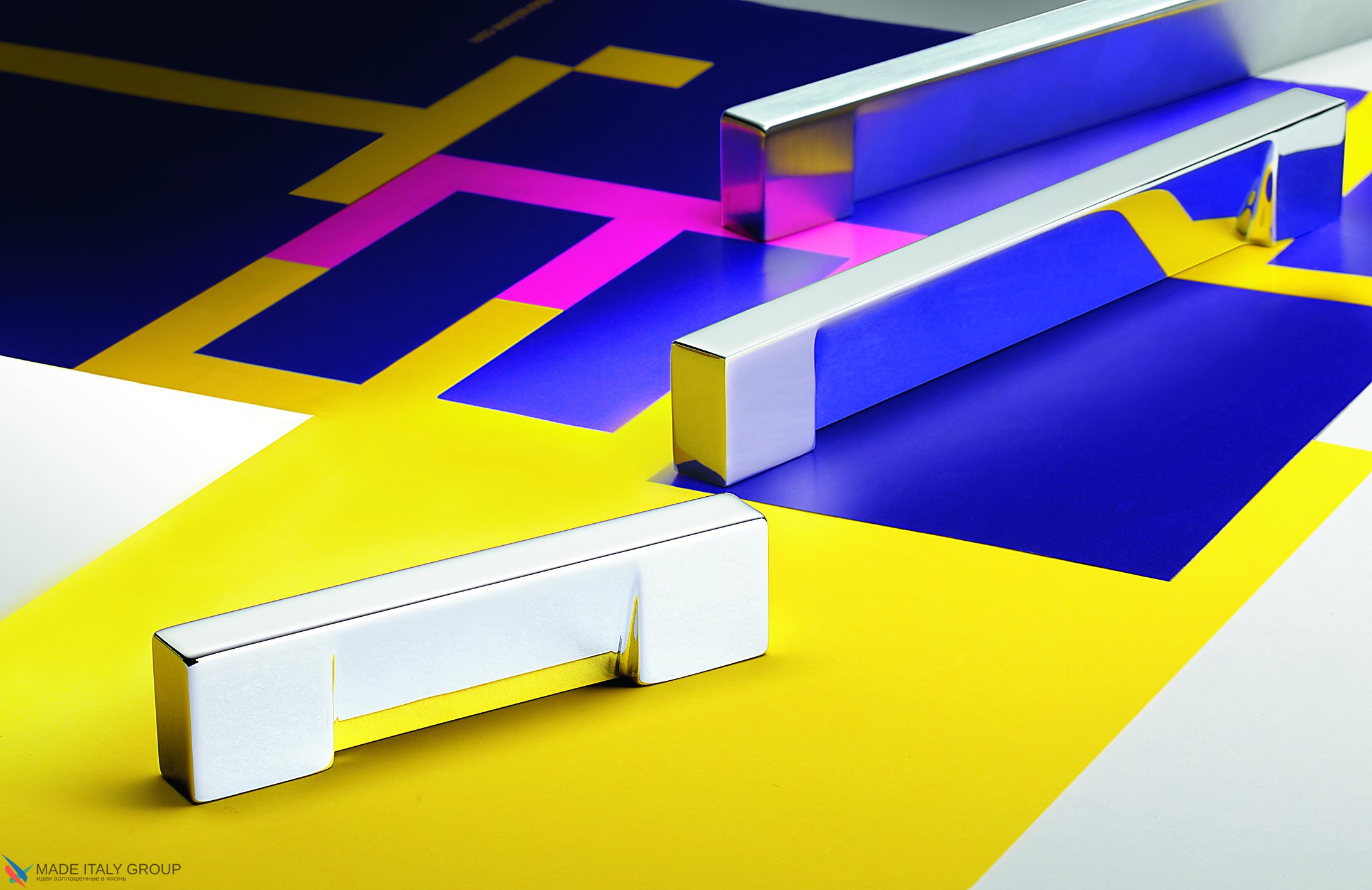 Ручка скоба модерн COLOMBO DESIGN F134F-CM матовый хром 160 мм