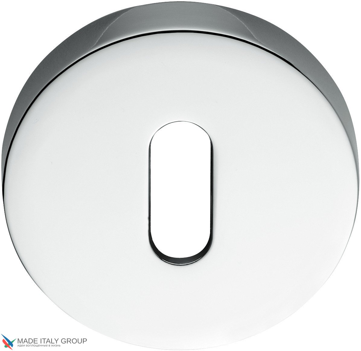 Накладка под ключ на круглом основании Colombo CD1063G-BI белый