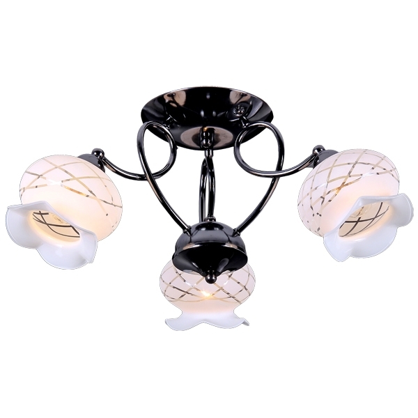 Потолочная люстра Natali Kovaltseva 10790 10790/3C DARK CHROME