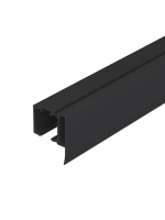 Комплект Armadillo (Армадилло) верхняя направляющая + декор.накладка SLD.Comfort-PRO.KIT/3000 track + dec (3м) BL Черный