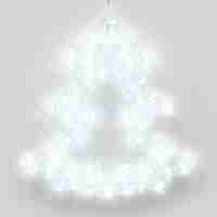 Подвесной светодиодный светильник «Ёлочка» Uniel ULD-H3543-070/STA White IP20 Xmas Tree UL-00001405