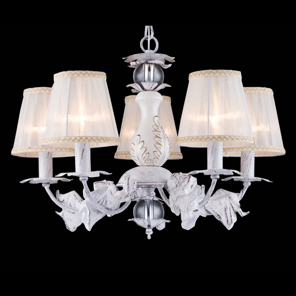 Люстра подвесная Natali Kovaltseva LADY 70043-5C WHITE GOLD