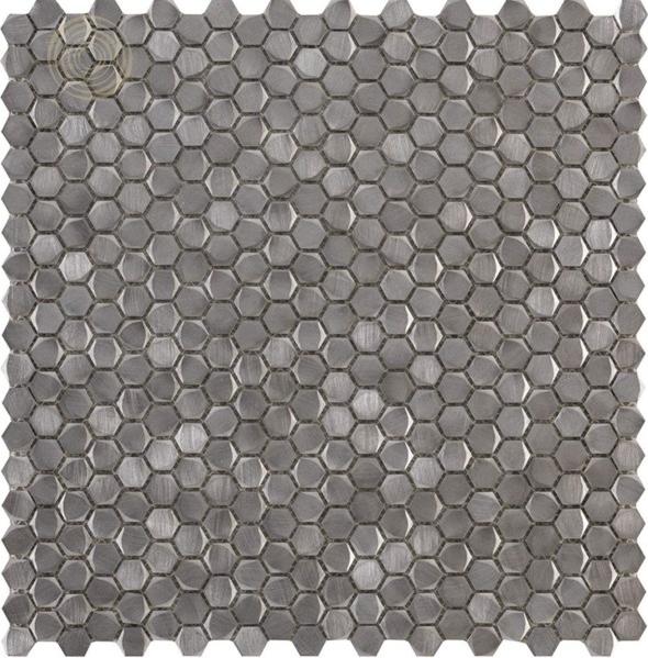 Мозаика Lantic Colonial Mosaics Collection L241712641 Gravity Aluminium Hexagon Metal 31х31