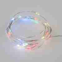 Светодиодная гирлянда Uniel Роса разноцветный ULD-S0200-020/SСB/2AA Multi IP20 Dew UL-00007205