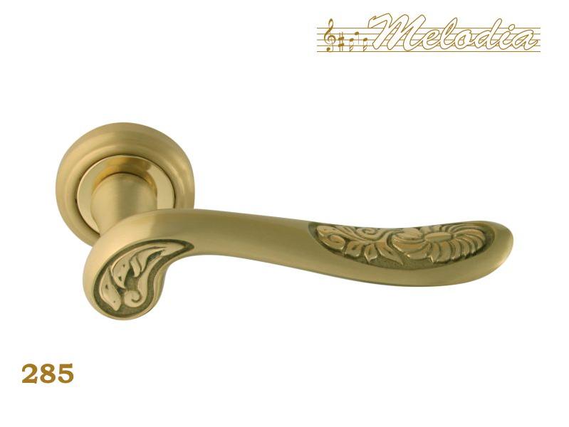 Ручка дверная межкомнатная Melodia 50V Daysy 285V Матовая латунь