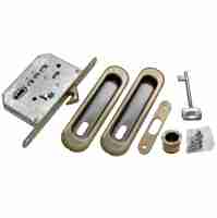 Ручки купе для раздвижных дверей Morelli MHS150 L AB античная бронза