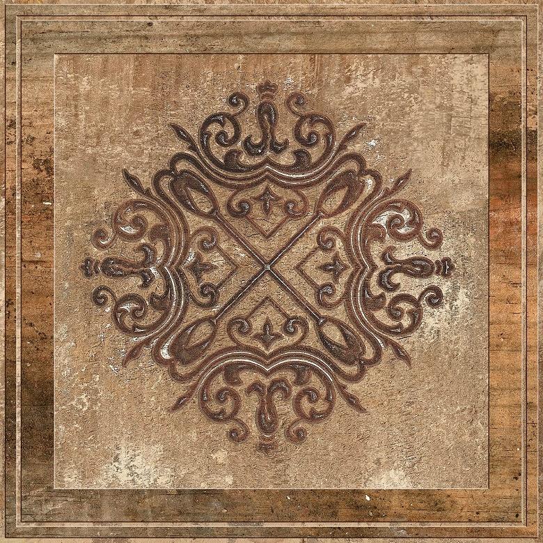 Керамогранит Absolut keramika Newcastle Decor Brown вид 8 из микса декор 45х45