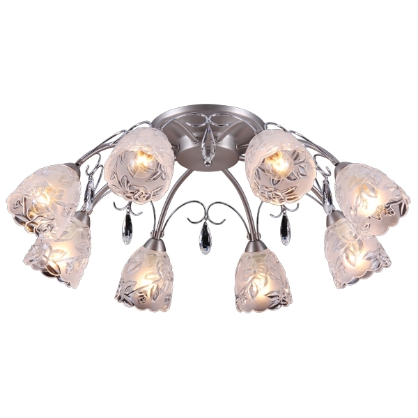 Потолочная люстра Natali Kovaltseva 10857 10857/8C CHROME, NICKEL