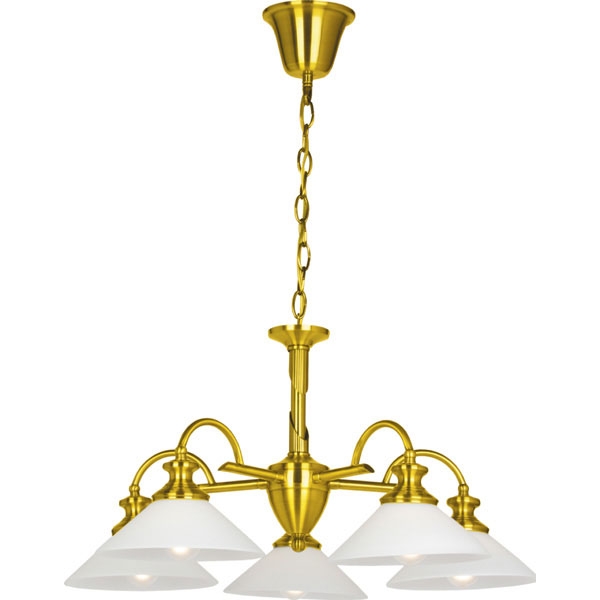 Потолочная люстра N-Light P-809 P-809/5A satin gold