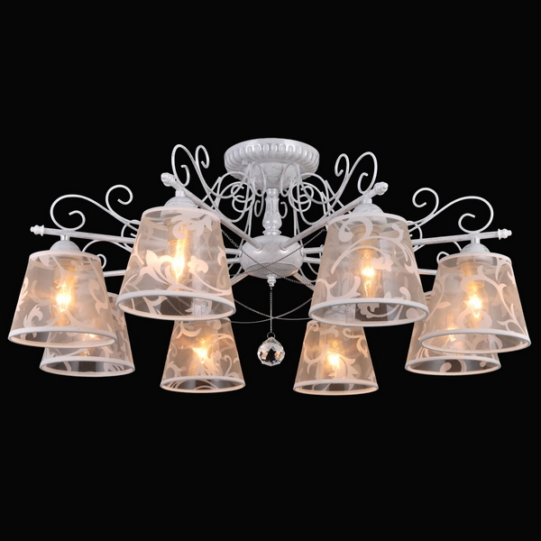 Люстра потолочная Natali Kovaltseva TENDERLY 75060/8C WHITE