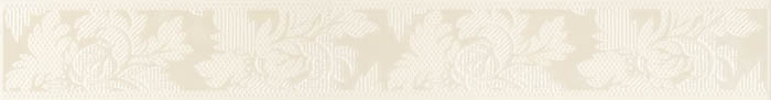 Плитка керамическая Domino Ilustre Barra Rosemary 1 Cream бордюр 6,5х50