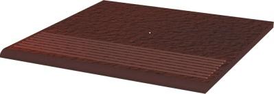 Плитка клинкерная ступень Paradyz Cloud Brown Duro 30х30
