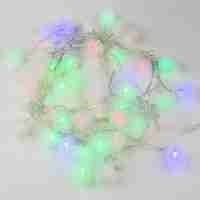 Светодиодная гирлянда Uniel Шишки 220V разноцветный ULD-S0500-050/DTA Multi IP20 Pine Cones UL-00007193