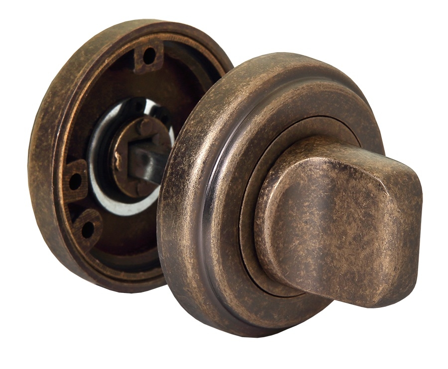 Завертка дверная сантехническая Morelli MH-WC-CLASSIC OMB старая мат.бронза