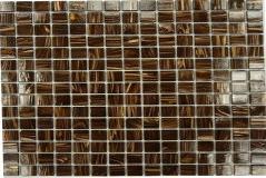 Мозаика Bonaparte стекло с камнем Choco 4х20х20 32,7х32,7