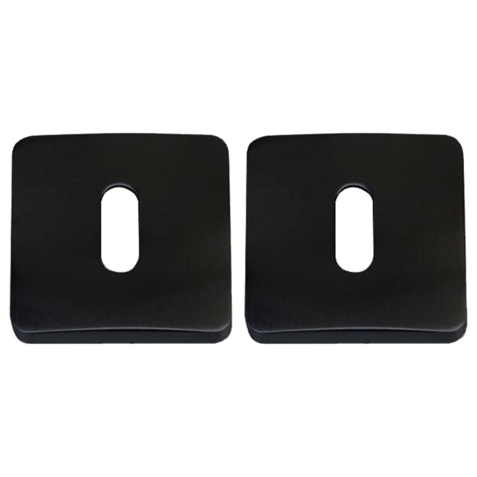 Накладка под ключ буратино на квадр. основании Colombo PT 13 BB прор NM матовый черный RoboquattroS