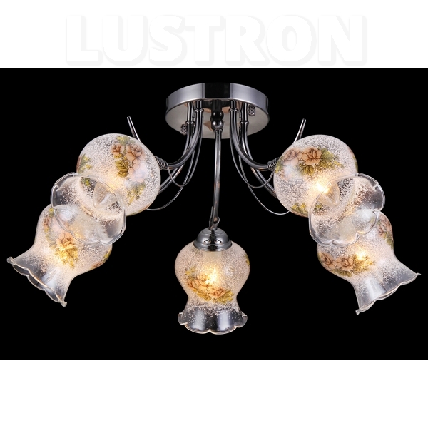 Люстра потолочная Natali Kovaltseva 11450/5C CHROME