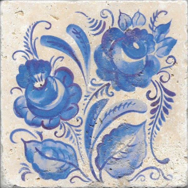 Плитка керамическая Stone4Home Provance Гжель Provance Г 3 декор 20х20